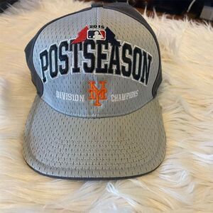 New York Mets 2015 Division Champions Gray Hat Cap Unisex Adult
